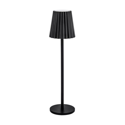 LAMPADA LED RICARICABILE DA TAVOLO MINU NERO