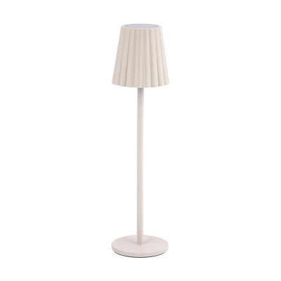 LAMPADA LED RICARICABILE DA TAVOLO MINU BEIGE