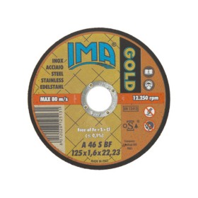 IMA DISCO P/INOX GOLD PIANO D 125X1,6 MM