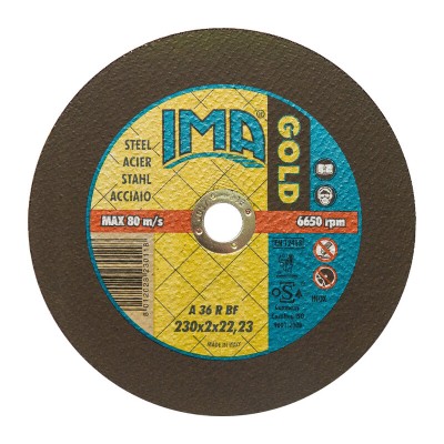 IMA DISCO P/FERRO GOLD PIANO D 230X2,0 MM
