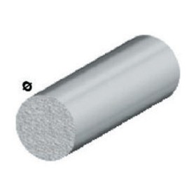 PROFILO ARGENTO H.100 CM TONDO PIENO D 10 MM**