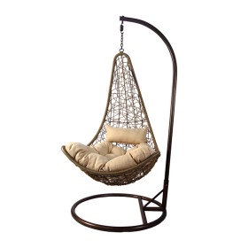 POLTRONA PENSILE 95XH195 CM RATTAN 022723