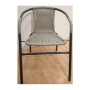 SEDIA SPRITZ METALLO/RATTAN 020092