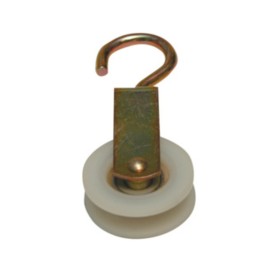 CARRUCOLA NYLON C/CUSCINETTO D 40 MM