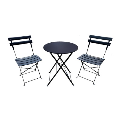 SET BISTRO GIOTTO NERO SAT FS460