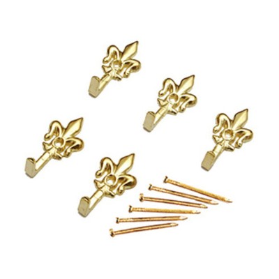 BL GANCIO P/QUADRO GIGLIO 32 MM ORO L N. 0 5 PZ