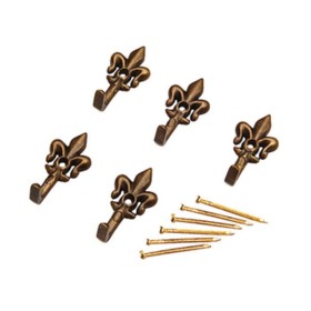 BL GANCIO P/QUADRO GIGLIO 32 MM BRON N. 0 5 PZ*