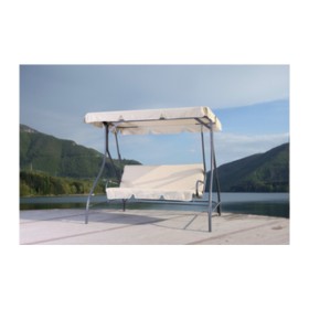 C DONDOLO ROMANTIC IN ACCIAIO A 3 POSTI