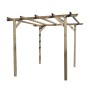 PERGOLA IN LEGNO IMPREGNATO 300X300XH220 CM