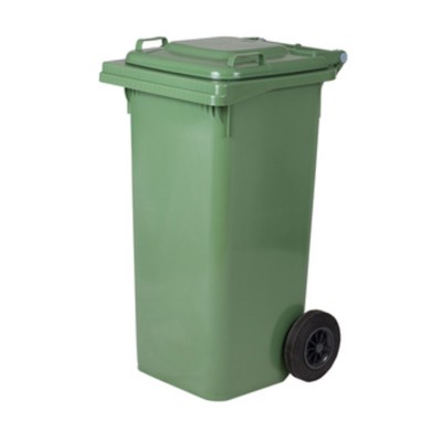 PATTUMIERA 120 L C/RUOTE VERDE MP