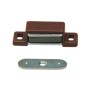 SC CHIUSURA MAGNETICA RETTANGOL MARRONE 2 PZ*