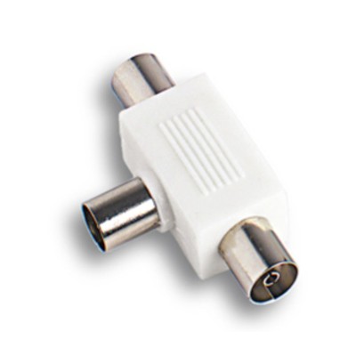 ADATTATORE DOPPIO TV MASCHIO C/2 PRESE