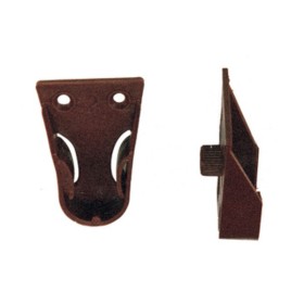 BL REGGITUBO LATERALE D 18 MM C/PERNO MARRONE 2 PZ