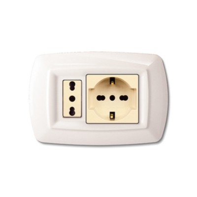 TONDO PLACCA MAGIC PLAST SCHUKO+MODULO BIA