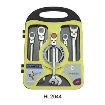 SERIE 7 CHIAVI A CRICCHETTO TESTA SNODATA 8/19 MM