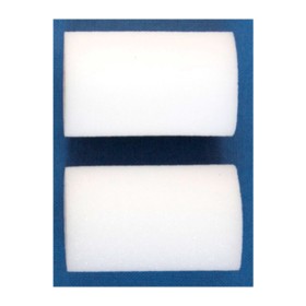 CONF. 2 RULLINI SPUGNA BIANCA 10 CM 1001-10K