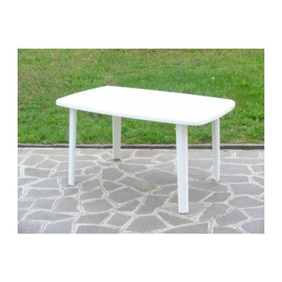 TAVOLO RESINA ART.56 CM.137X85 BIANCO