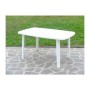 TAVOLO RESINA ART.56 CM.137X85 BIANCO