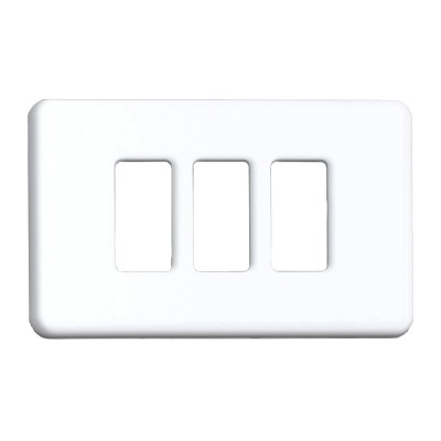 BL COPRINTERRUTTORE PLASTICA 3P BIANCO 2 PZ*