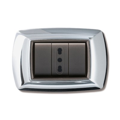 PLACCA LIFE LIVING PLAST CROMO 3P