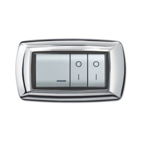 PLACCA LIFE LIVING PLAST CROMO 4P