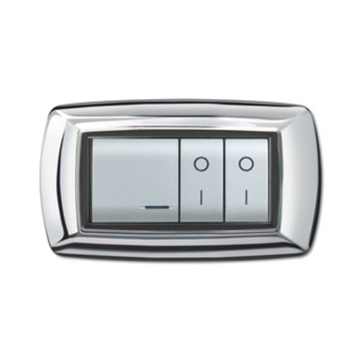 PLACCA LIFE LIVING PLAST CROMO 4P