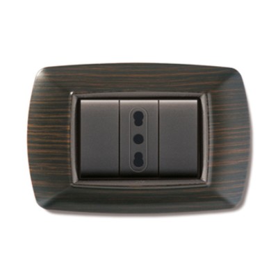 PLACCA LIFE LIVING PLAST WENGE 3P