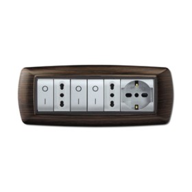 PLACCA LIFE LIVING PLAST WENGE 7P