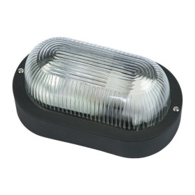 PLAFONIERA OVALE NERA