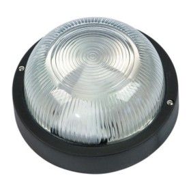 PLAFONIERA TONDA NERA