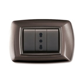 PLACCA LIFE LIVING PLAST ALLUMINIO NOTTE 3P