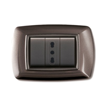 PLACCA LIFE LIVING PLAST ALLUMINIO NOTTE 3P