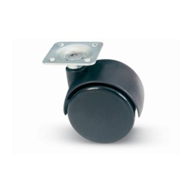 BL RUOTA GEMELLARE C/PIASTRA 40 MM 2 PZ