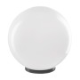 GLOBO OPALE BIANCO D 20 CM C/BASE E27
