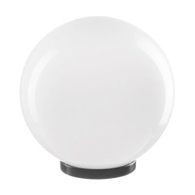 GLOBO OPALE BIANCO D 25 CM C/BASE E27