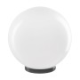GLOBO OPALE BIANCO D 25 CM C/BASE E27