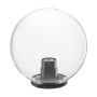 GLOBO TRASPARENTE D 30 CM C/BASE E27