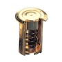 SC POZZETTO A MOLLA OTTONE LUCIDO D 8X30 MM