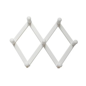 BL APPENDIABITI ESTENSIBILE A 7 GANCI BIANCO*