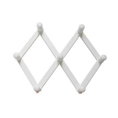 BL APPENDIABITI ESTENSIBILE A 7 GANCI BIANCO*