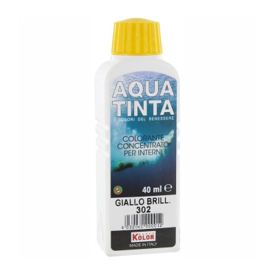 AQUATINTA PER INTERNI 40 ML GIALLO BRILLANTE 302