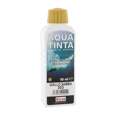 AQUATINTA PER INTERNI 40 ML GIALLO SABBIA 303