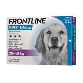 FRONTLINE SPOT-ON 20-40 KG CANI GRANDI 3+1 PIPETTE