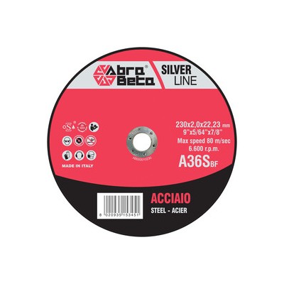 ABRABETA DISCO P/FERRO D 230X2,0 MM