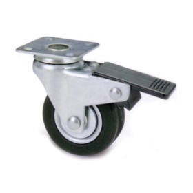 RUOTA MOBILE D 40 MM 160 BIS PIASTRA C/FRENO