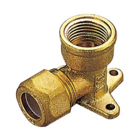 PL GOMITO OTTONE FLANG. BICONO F/GAS 10X1/2 PES