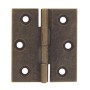 CERNIERA FRESATA PIANA OTTONE BRONZ 40X35 MM**