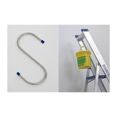 GANCIO ZINCATO 4090 A FORMA S 170X120 MM