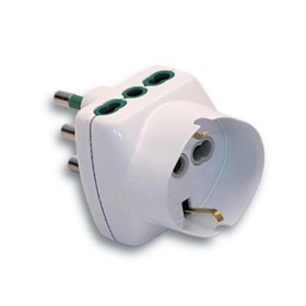 FME 87.240 BL ADATTATATORE 16A 2P+T 2 BIPAS SCHUKO