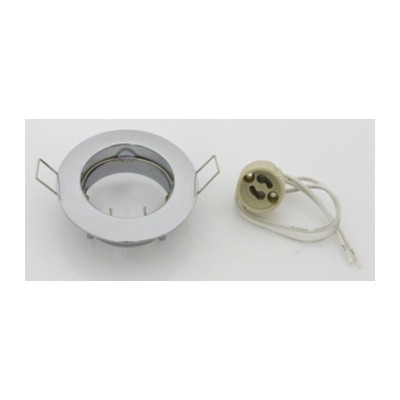 FARETTO INCASSO FISSO P/LED GU10 CROMO